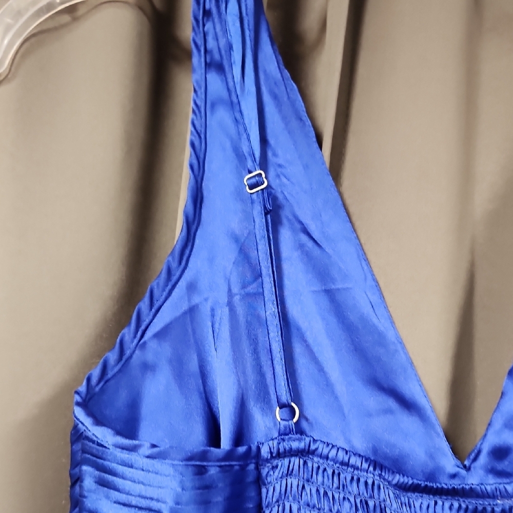 Sincerely Jules Deep Blue Backless Dress - Picture 5 of 5